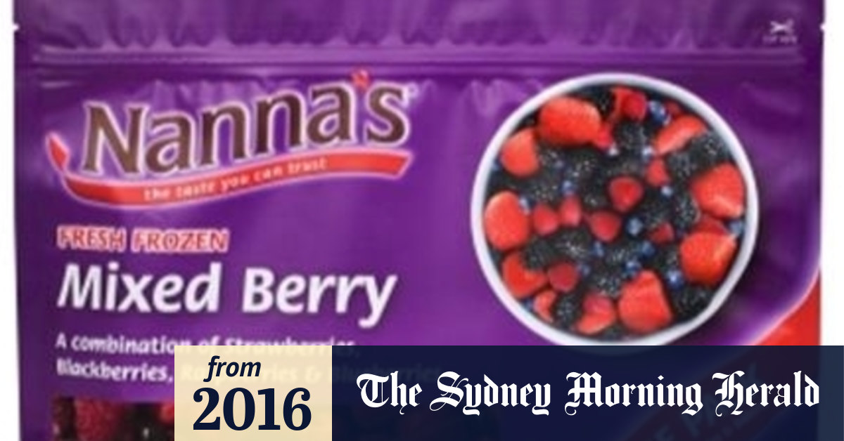 Frozen berries still on the shelf after Hep A scare a year ago